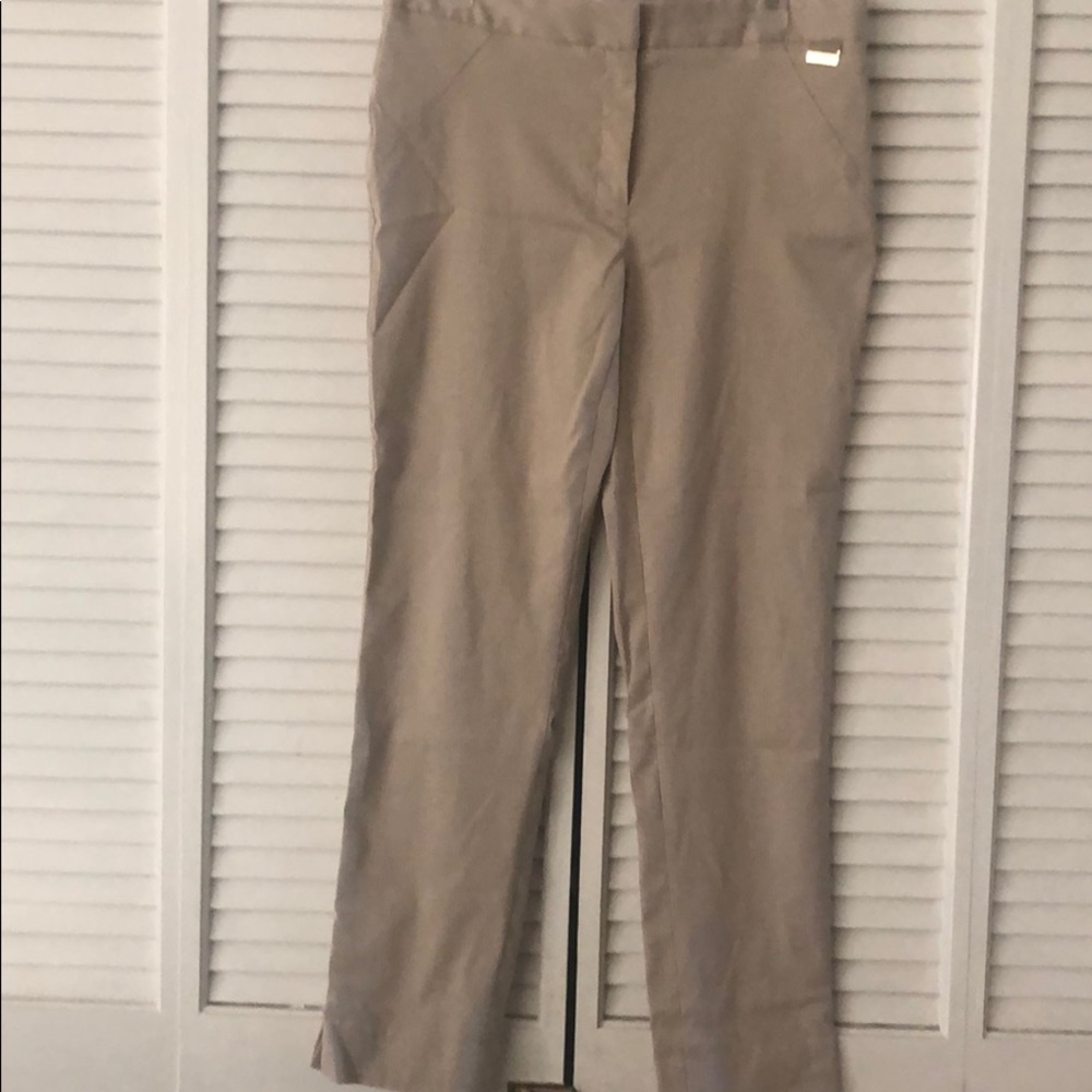 Calving Klein dress slacks tan / cream